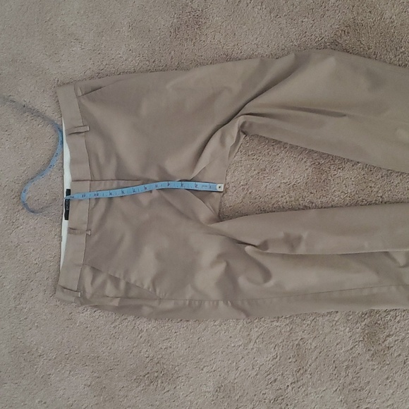 Body by Victoria 12 jacket 8 pants khaki pant suit accordian tale cup buttons - Picture 14 of 14